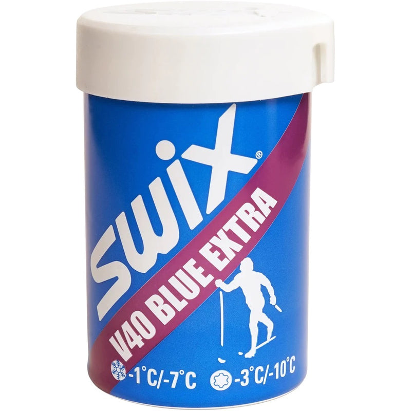 Swix Grip Wax: V40 Blue Extra (-3 to -10C) | 45g