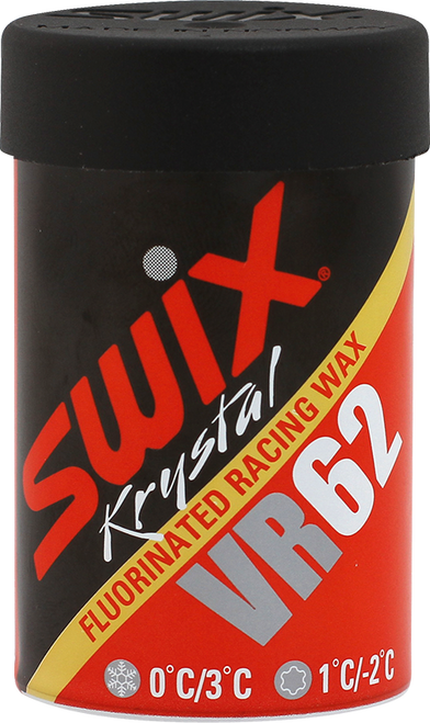 Swix Fluor Race Kick Wax - VR62 Krystal (0 to +3C / +1 to -2C) | 45g