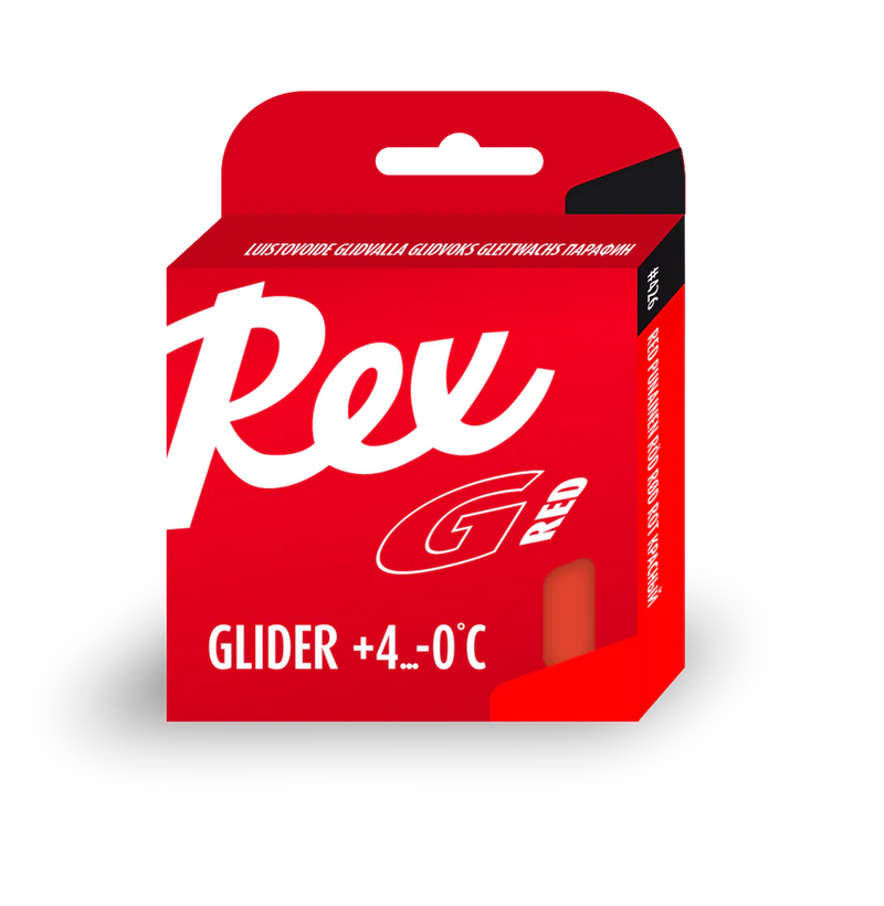 Rex Racing Red Glide Wax +4 to 0C | 600g