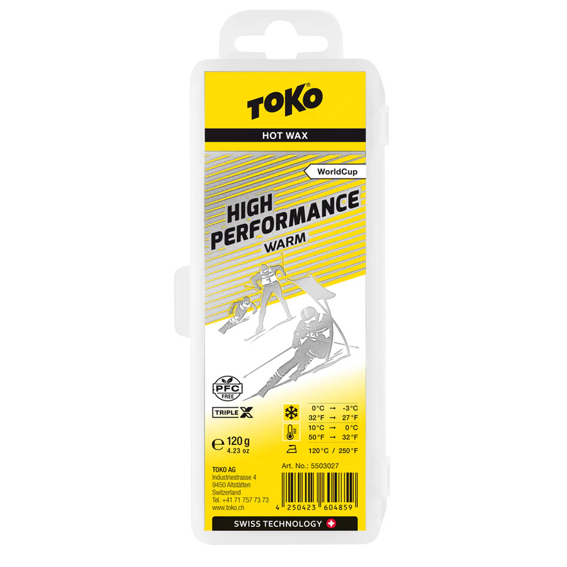 Toko High Performance Hot Wax WC - Warm 120g