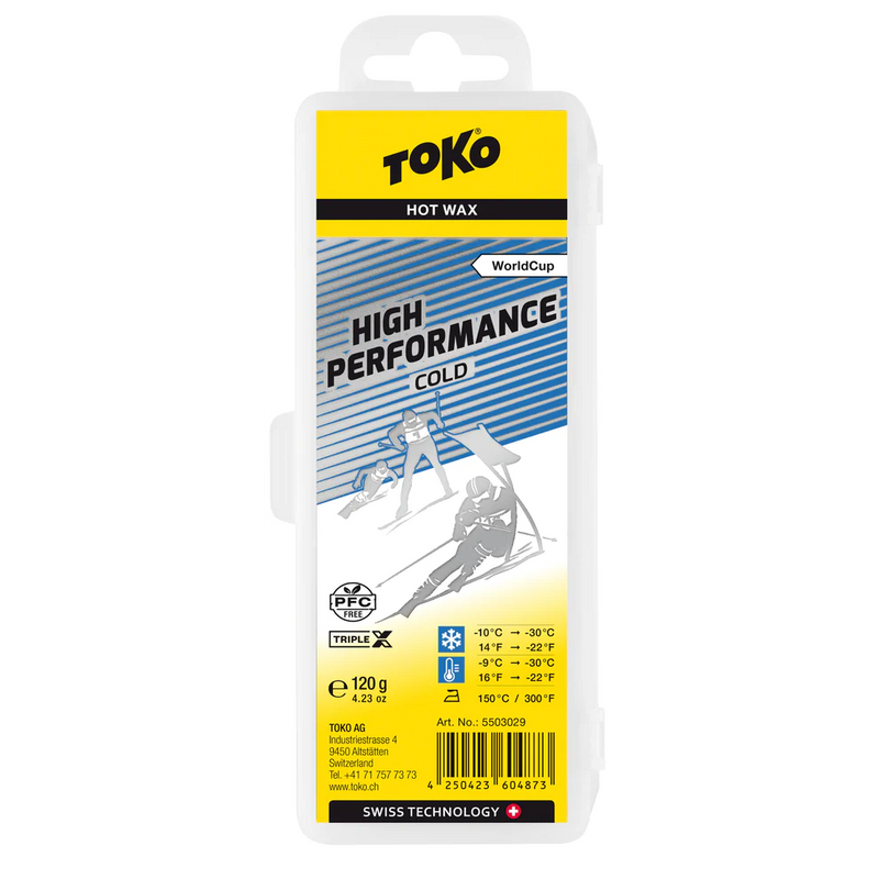 Toko High Performance Hot Wax WC -  Cold 120g