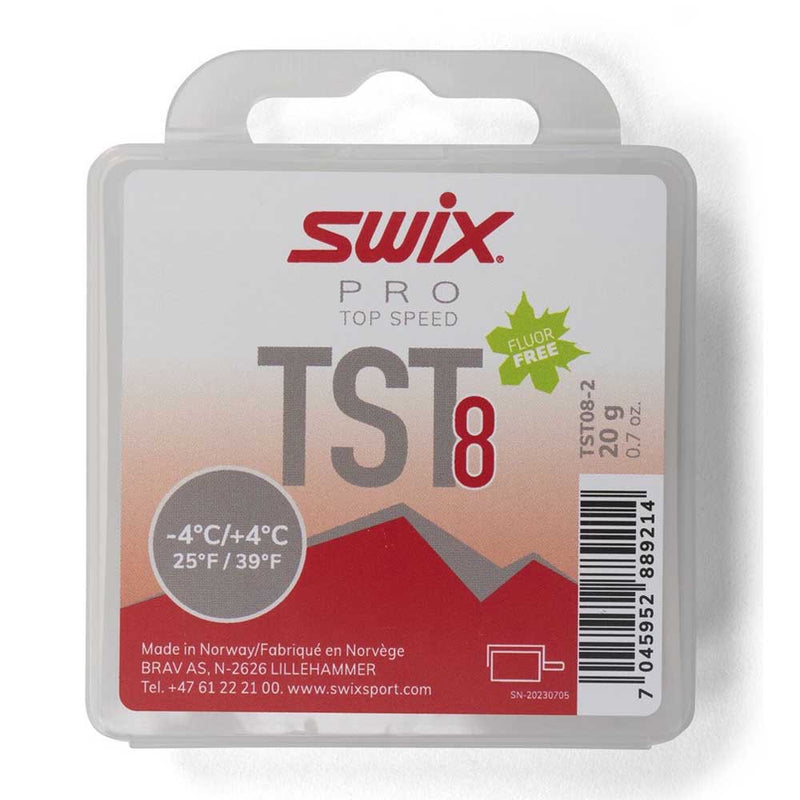 Swix TST8 Red  Turbo Glide Wax  -4 to +4C 20g
