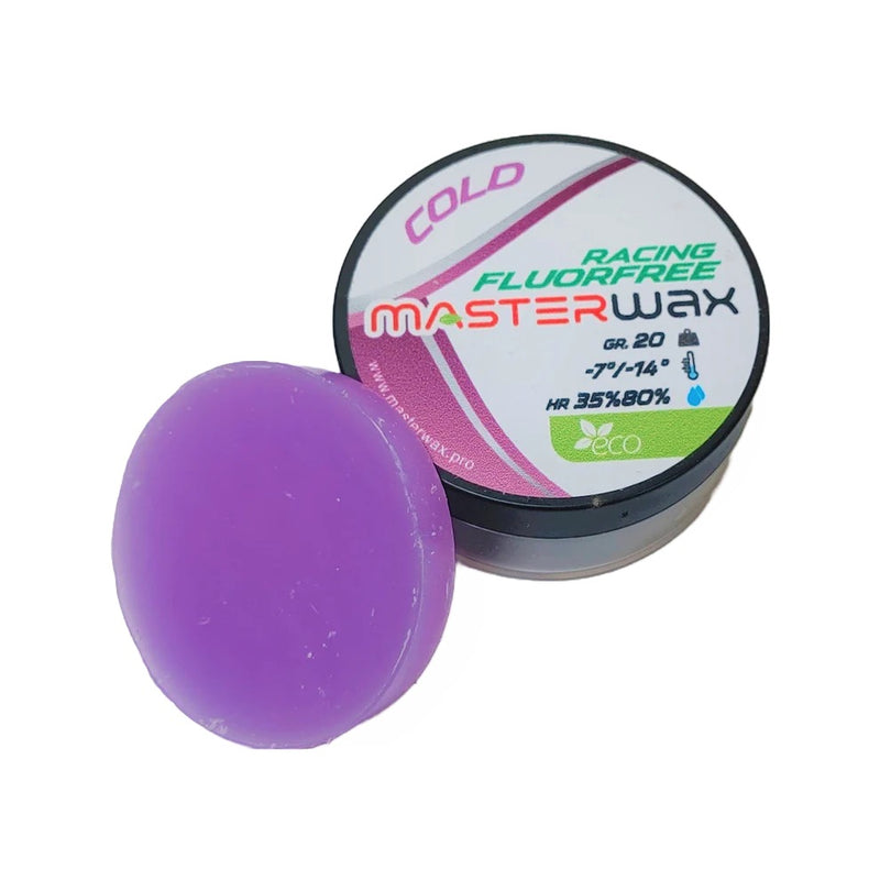 MasterWax Racing Cold Fluor-Free 20g: -7 to -14C