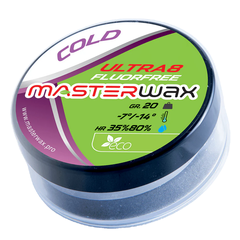 MasterWax Ultra8 FLUORFREE Cold Wool-Apply Wax (-7C/-14C) | 20g
