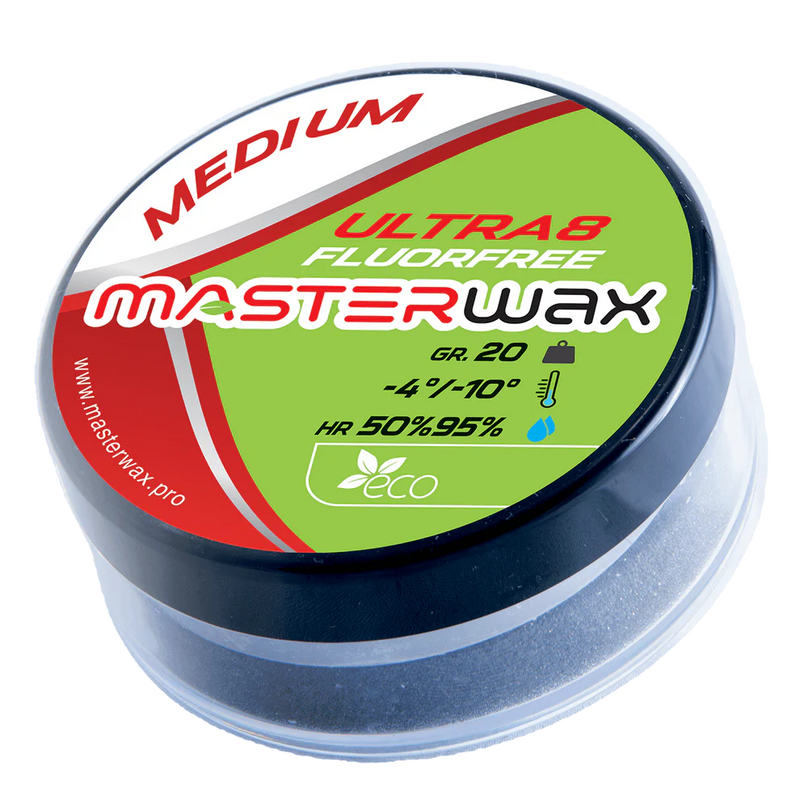 MasterWax Ultra8 FLUORFREE Medium Wool-Apply Wax (-4C/-10C) | 20g