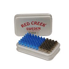 Red Creek Hand Brush: Combi Ultrafine Steel/Blue Nylon