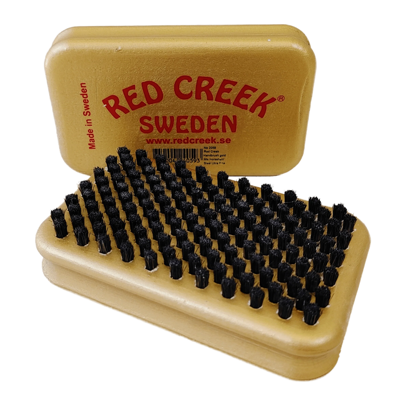 Red Creek hand Brush: Ultrafine Steel/Horsehair Mix Gold