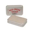 Red Creek Hand Brush: Fine White 4mm Nylon Racing Silver