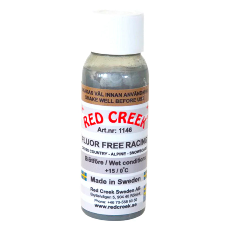 Red Creek Fluoro-Free Racing Silver Wet and Dry Snow Liquid Glide Wax (15C/1C) 90ml