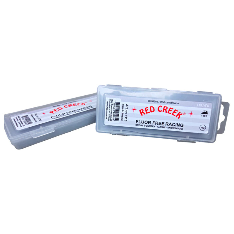 Red Creek Fluoro-Free Warm (Silver Wet Snow) Melt Glide Wax (+15- 0 C)