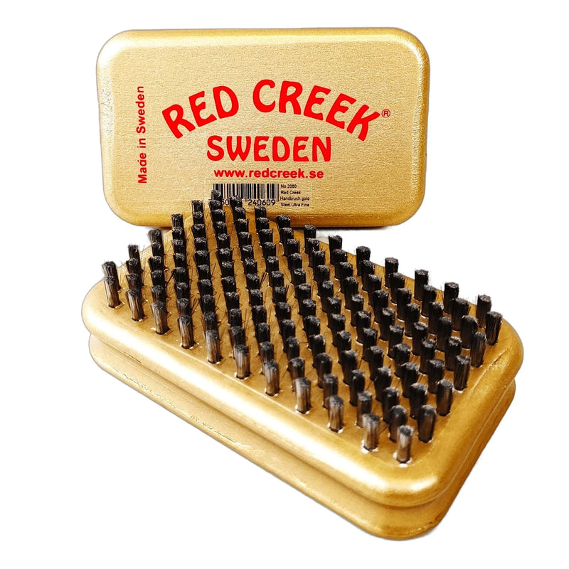 Red Creek Hand Brush: Ultrafine Straight Steel Gold