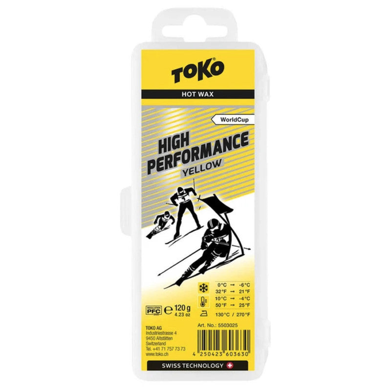 Toko High Performance Hot Wax WC - Yellow 120g
