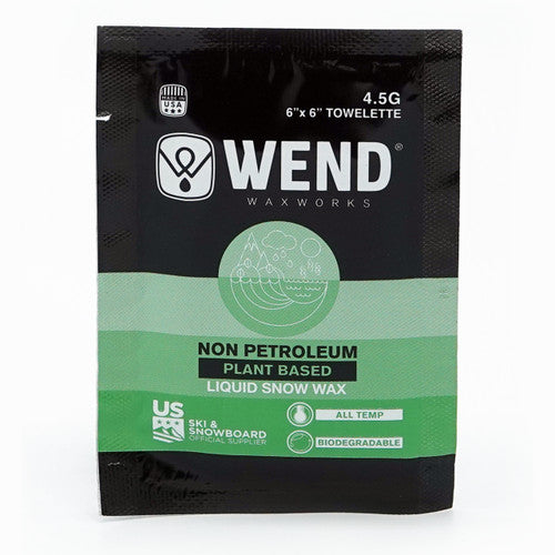 WEND NP Performance Liquid Wax (+4 to -12C) | 4.6g Towelette