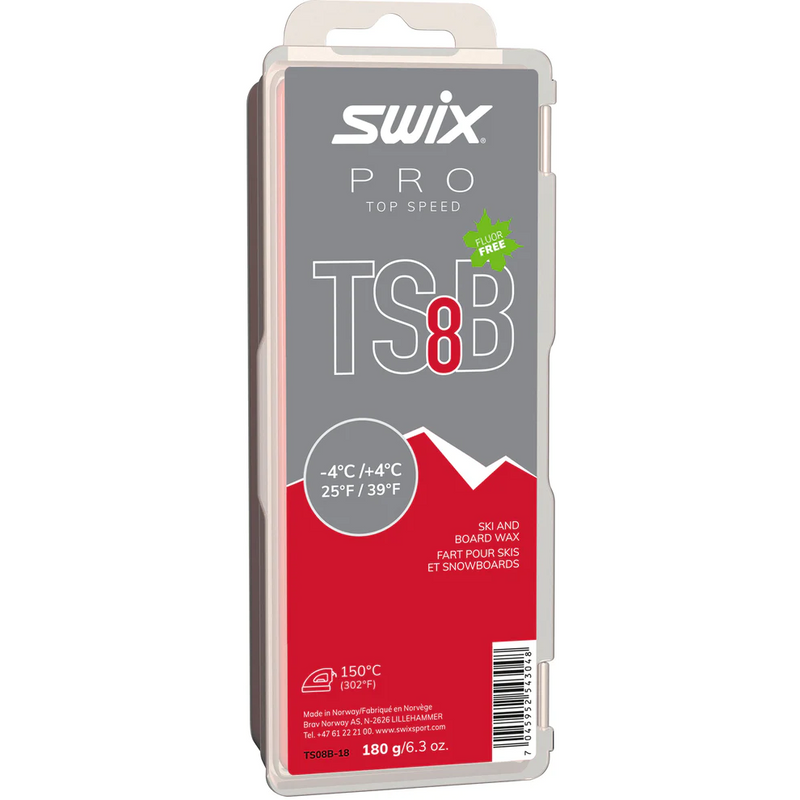Swix TSB8 Red (+4°C/-4°C) | 180g