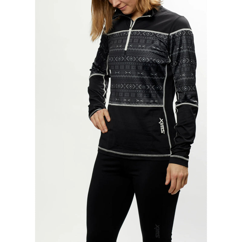 Tista LS 1/2 Zip Top - W