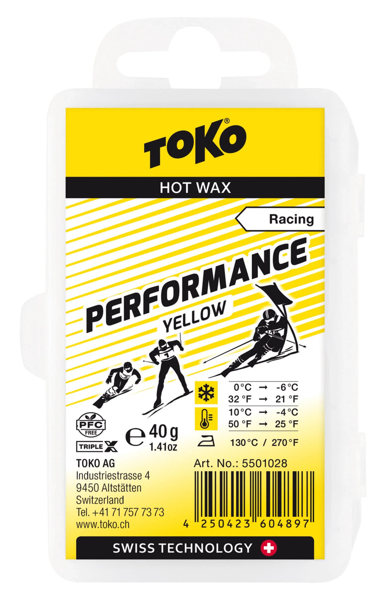Toko Performance Hot Wax Racing - Yellow 40g