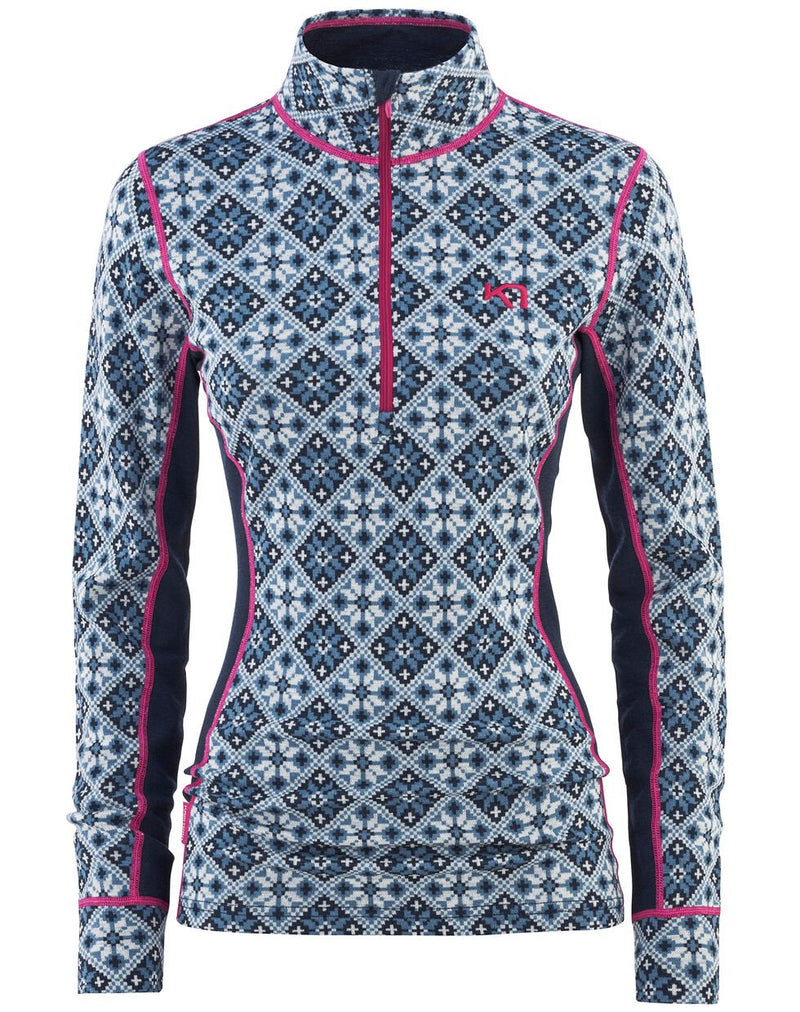 Rose Half Zip Top