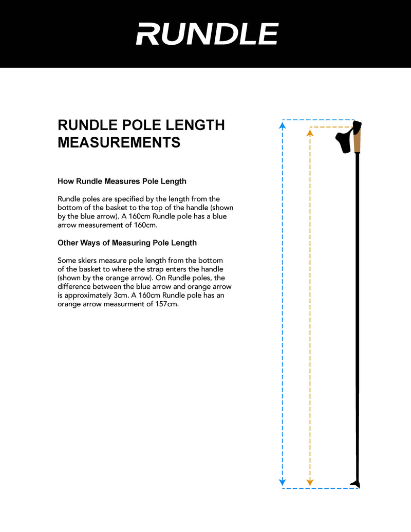 cross country poles sizing Rundle Volt Pole