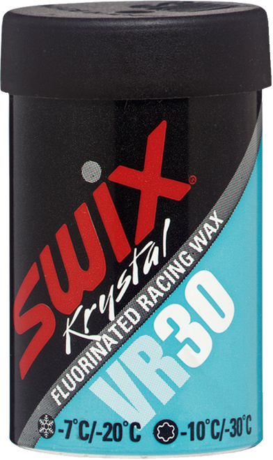 Swix Fluor Racing Kick Wax - VR30 (-7 to -20C / -10 to -30C) | 45g